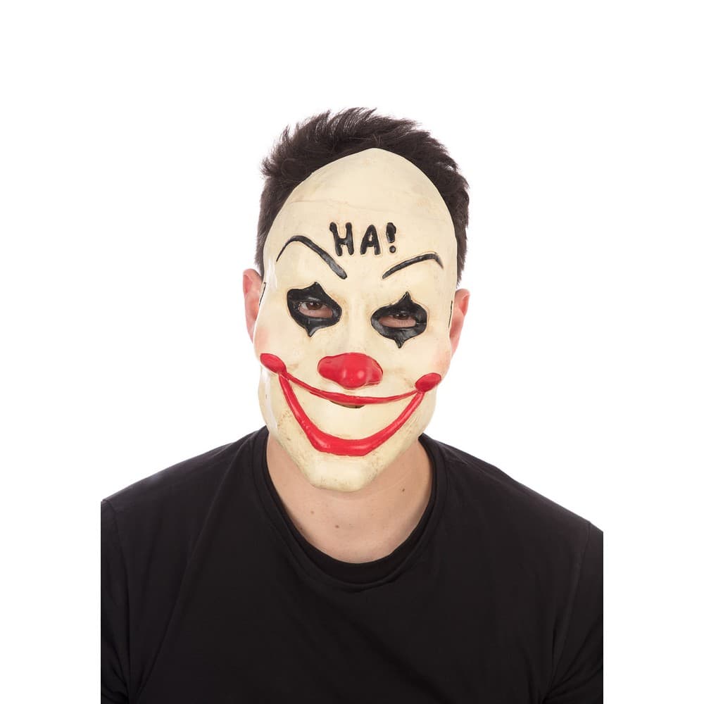 Bristol Novelty Unisex vuxna Vintage clown Halloween mask