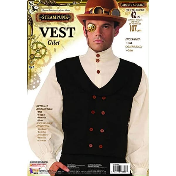 Bristol Novelty Steampunk vest til mænd