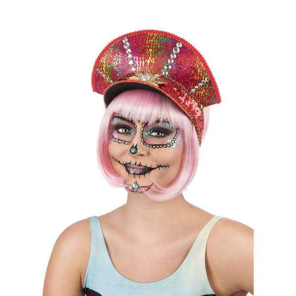 Bristol Novelty Unisex voksen festival militær hat Pink Party One Size