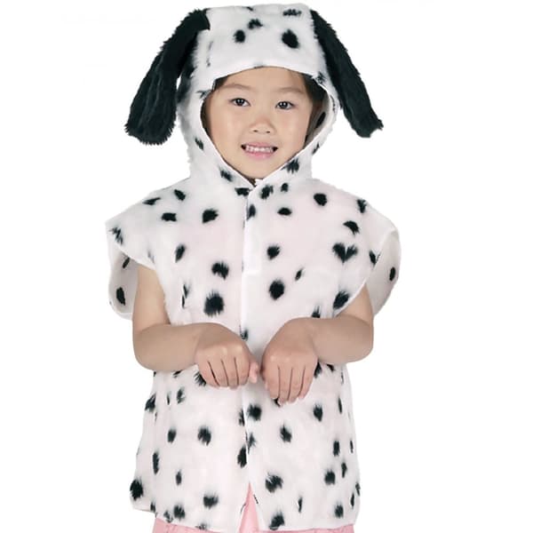 Bristol Novelty Childrens/Kids Dalmatian Tabard White/Black One Size
