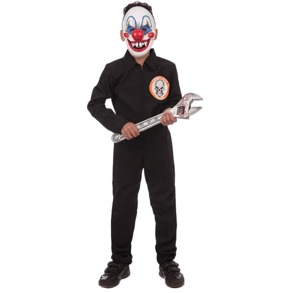 Bristol Novelty Childrens/Kids Frightfest Controller Costume Black/White/Red/Blue S