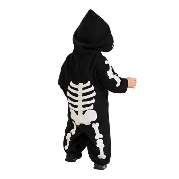 Bristol Novelty Drenge skelet alt-i-én Halloween kostume