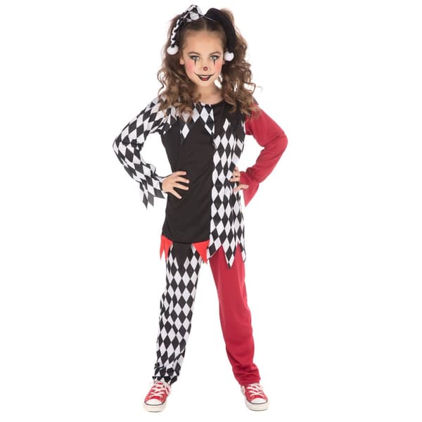 Bristol Novelty Girls Terrorquin Clown Costume