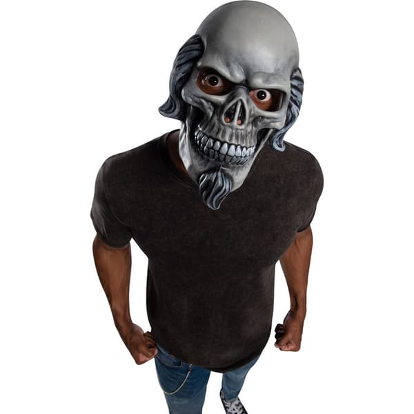 Bristol Novelty Unisex voksen dødbringende Shakesfear Halloween maske Grey One Size