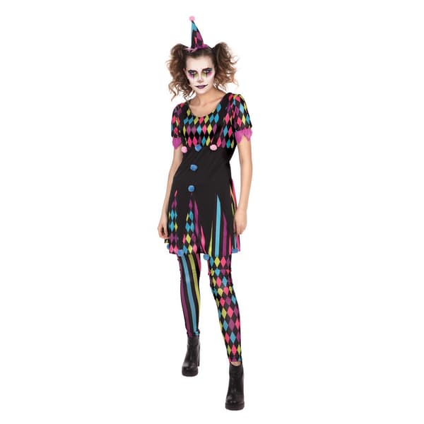 Bristol Novelty Womens/Ladies Mischief Halloween Dress Multicoloured M