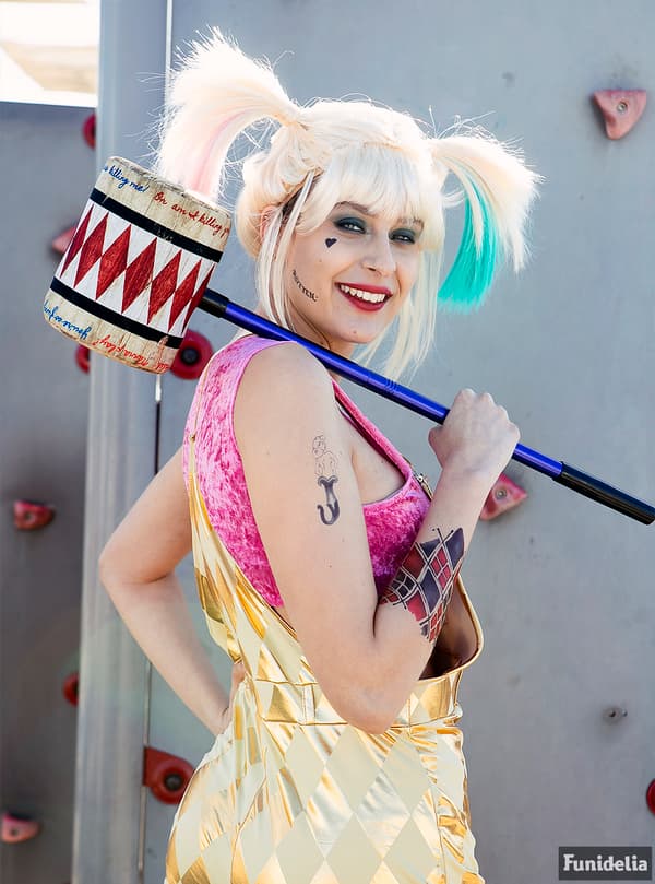 Funidelia | Harley Quinn Hammer - Birds of Prey OFFICIELLE til kvinder og mænd ▶ Superhelte, DC Comics, Suicide Squad, Skurke, tilbehør til kostume