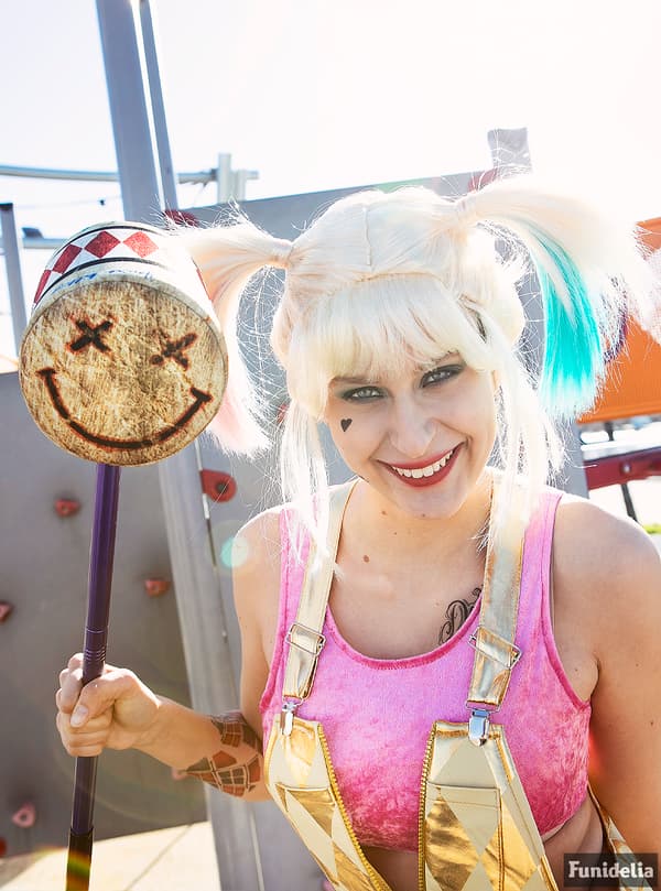 Funidelia | Harley Quinn Hammer - Birds of Prey OFFICIELLE til kvinder og mænd ▶ Superhelte, DC Comics, Suicide Squad, Skurke, tilbehør til kostume