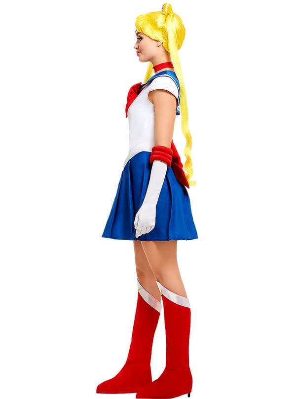 Funidelia | Sailor Moon kostyme OFFISIELL til dame ▶ Anime, Cosplay, Usagi Tsukino, Tegneserie - Blå