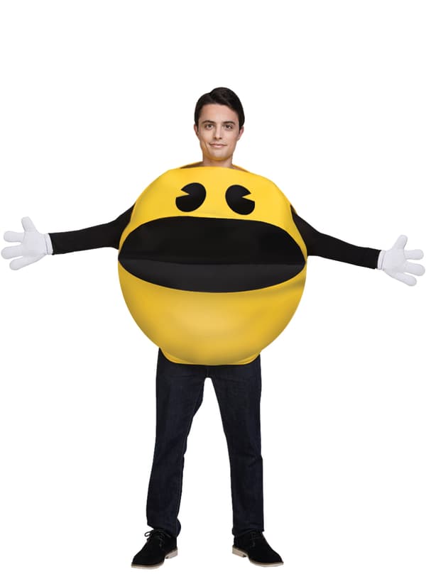 Funidelia | Pac-man Kostume OFFICIELLE til kvinder og mænd ▶ Videospil, 80'erne, Arcade - Gul