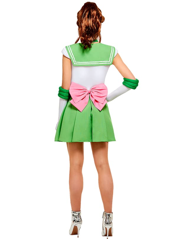 Funidelia | Sailor Jupiter Maskeraddräkt - Sailor Moon OFFICIELLA för dam ▶ Anime, Cosplay, Usagi Tsukino, Tecknad - Grön
