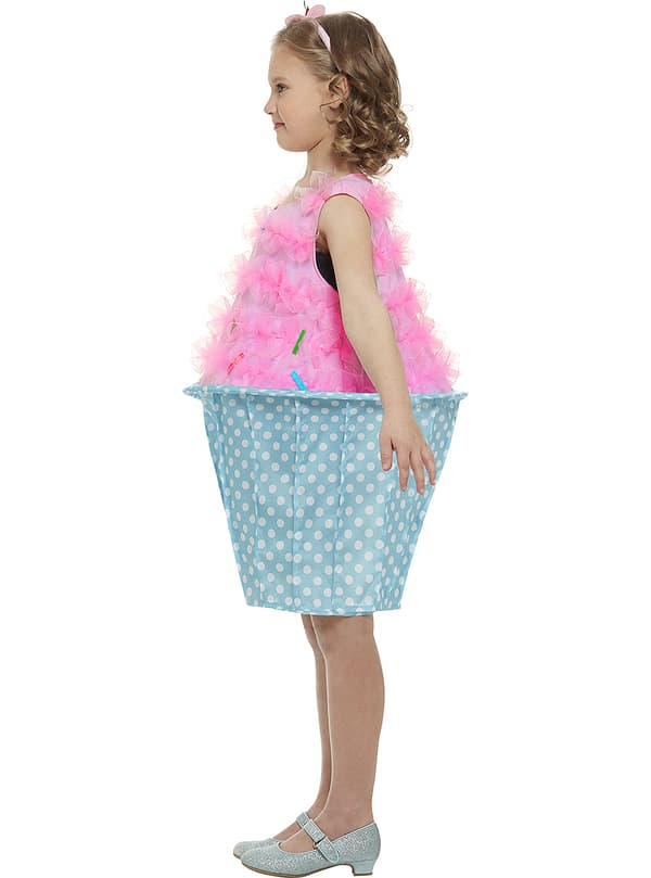 Funidelia | Cupcake maskeraddräkt för flicka ▶ Muffin, Godis, Mat, Efterrätt - Rosa