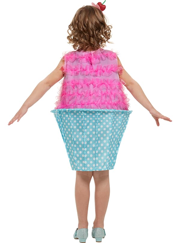 Funidelia | Cupcake maskeraddräkt för flicka ▶ Muffin, Godis, Mat, Efterrätt - Rosa