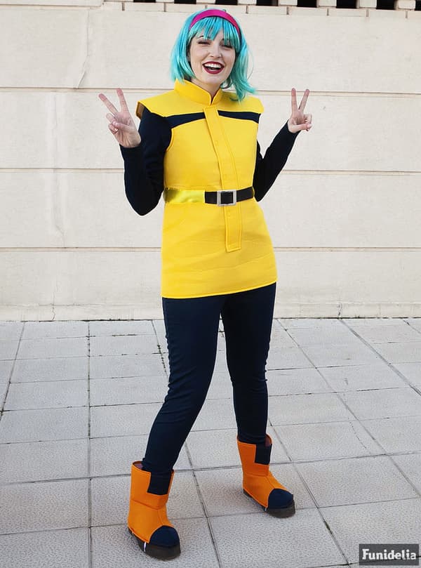 Funidelia | Bulma Maskeraddräkt - Dragon Ball OFFICIELLA för dam ▶ Manga, Saiyan, Tecknad - Gul