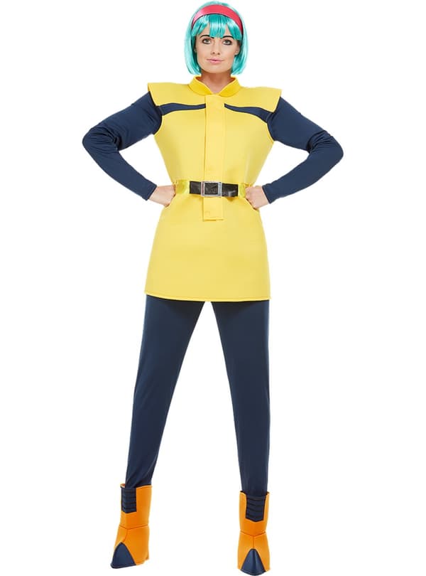 Funidelia | Bulma Maskeraddräkt - Dragon Ball OFFICIELLA för dam ▶ Manga, Saiyan, Tecknad - Gul