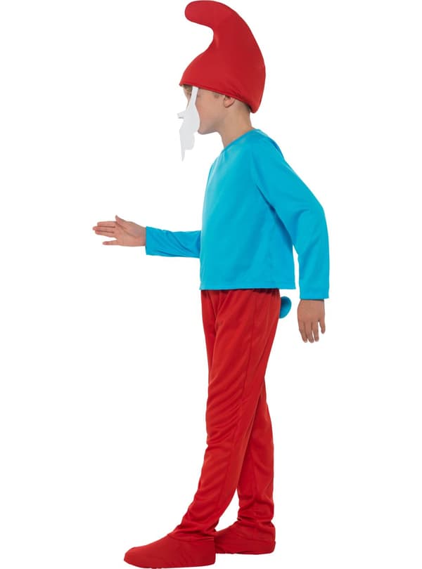Funidelia | Papa Smurf kostyme OFFISIELL til gutter ▶ The Smurfs, Tegneserie, Smurfene, Dverge - Rød