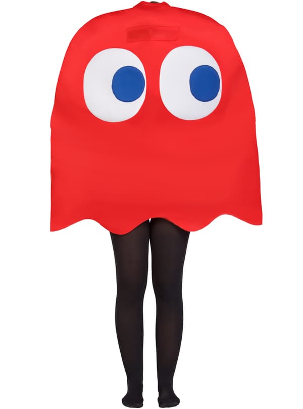 Funidelia | Spöket Blinky Maskeraddräkt - Pac-Man OFFICIELLA för dam och herr ▶ Videospel, 80 tals, Arcade - Röd