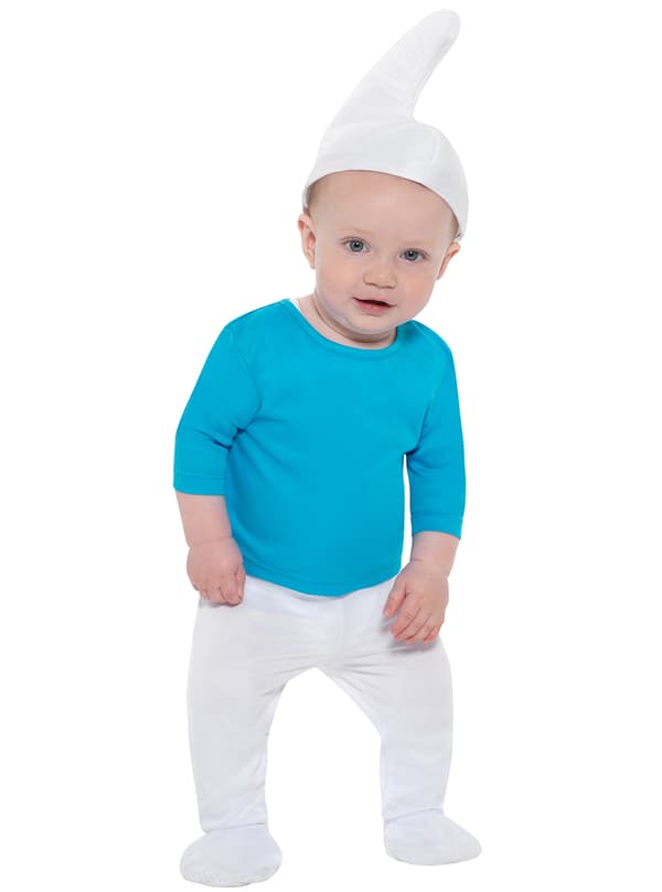 Funidelia | Smurf Maskeraddräkt OFFICIELLA för bebis ▶ The Smurfs, Tecknad, Dvärg - Blå