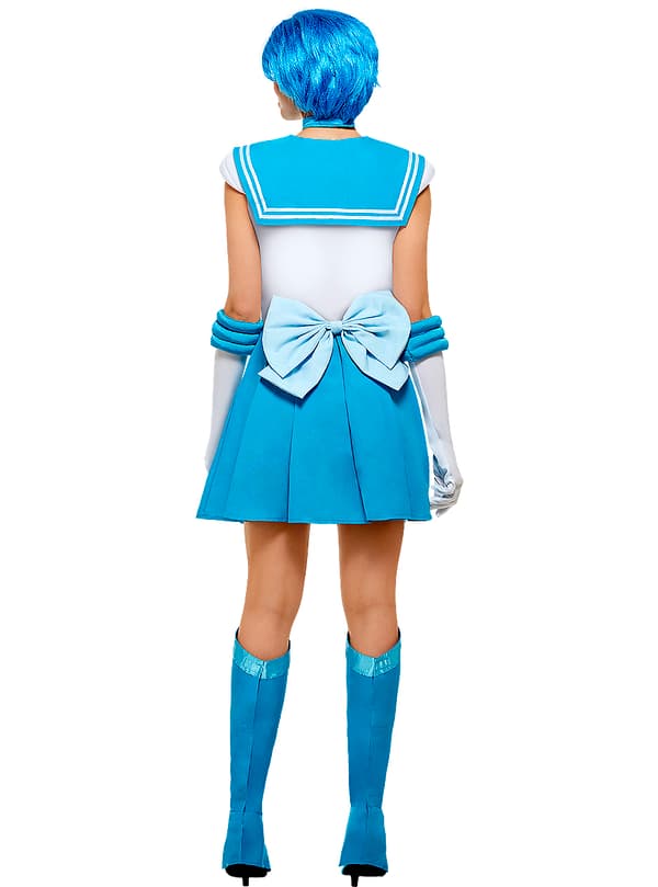 Funidelia | Sailor Mercury Maskeraddräkt - Sailor Moon OFFICIELLA för dam ▶ Anime, Cosplay, Usagi Tsukino, Tecknad - Blå