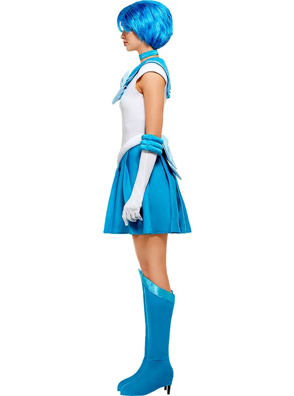 Funidelia | Sailor Mercury Maskeraddräkt - Sailor Moon OFFICIELLA för dam ▶ Anime, Cosplay, Usagi Tsukino, Tecknad - Blå