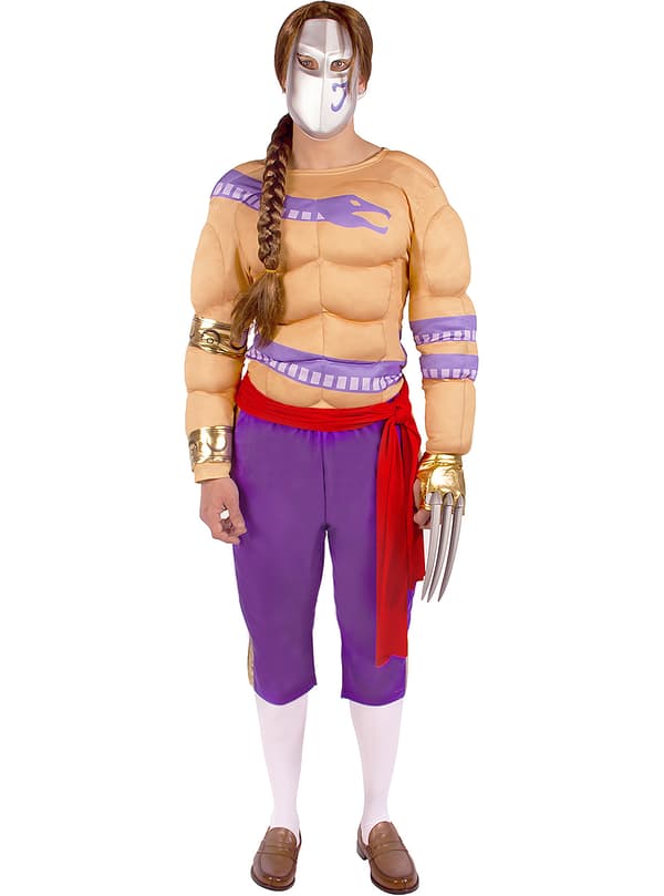 Funidelia | Vega Maskeraddräkt - Street Fighter OFFICIELLA för herr ▶ Videospel, 80 tals, Arcade - Lila