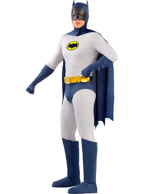 Funidelia | Batman 1966 kostume OFFICIELLE til mænd ▶ The Dark Knight, Superhelte, DC Comics, Flagermusmand