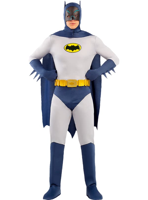 Funidelia | Batman 1966 kostume OFFICIELLE til mænd ▶ The Dark Knight, Superhelte, DC Comics, Flagermusmand