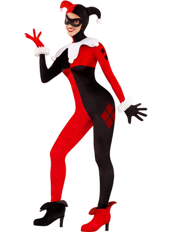 Funidelia | Harley Quinn kostume - DC Comics OFFICIELLE til kvinder ▶ Superhelte, DC Comics, Suicide Squad, Skurke