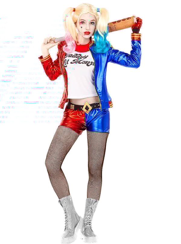 Funidelia | Harley Quinn Maskeraddräkt - Suicide Squad OFFICIELLA för dam ▶ Superhjältar, DC Comics, Suicide Squad, Skurkar - Blå