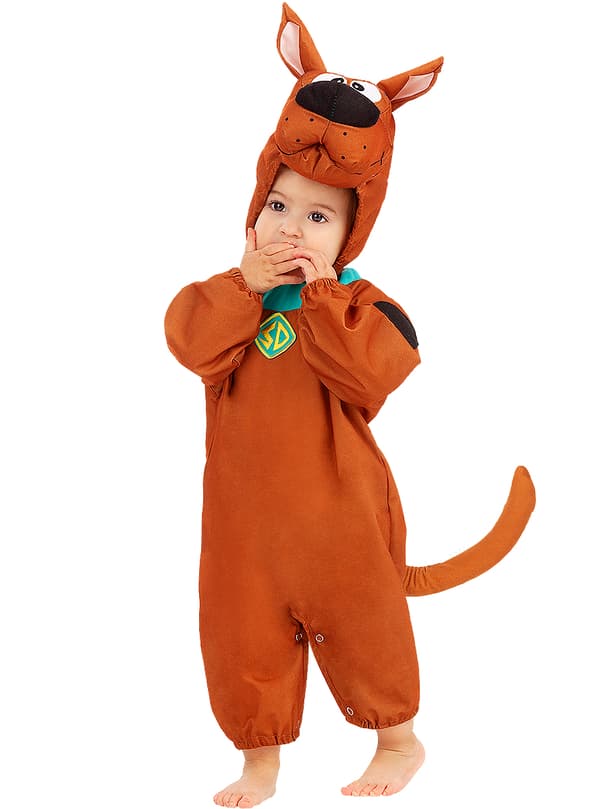 Funidelia | Deluxe Scooby Doo Maskeraddräkt OFFICIELLA för bebis ▶ Scooby, Tecknad