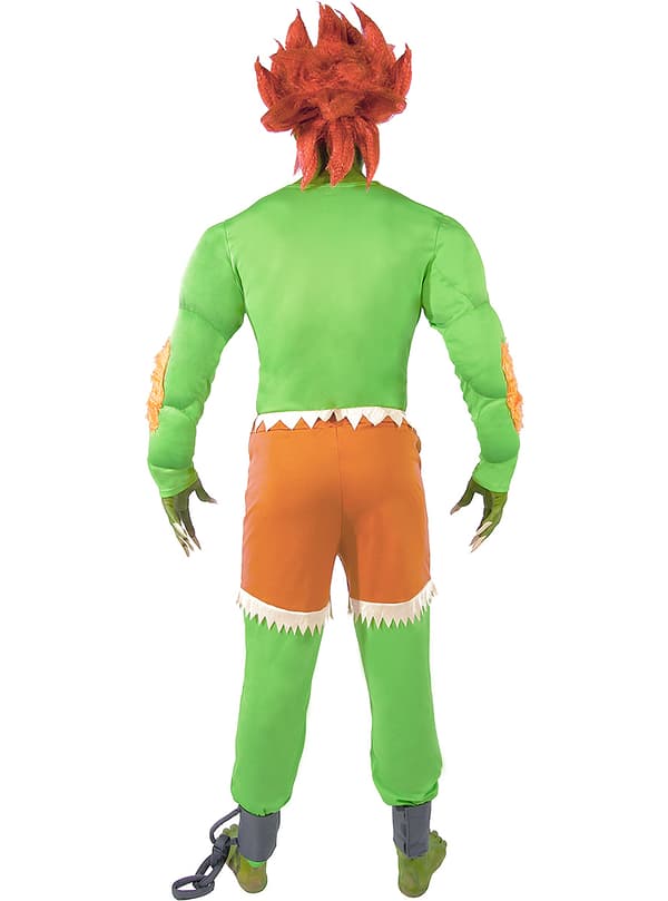 Funidelia | Blanka Kostume - Street Fighter OFFICIELLE til mænd ▶ Videospil, 80'erne, Arcade - Grøn