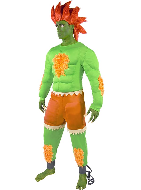 Funidelia | Blanka Kostume - Street Fighter OFFICIELLE til mænd ▶ Videospil, 80'erne, Arcade - Grøn