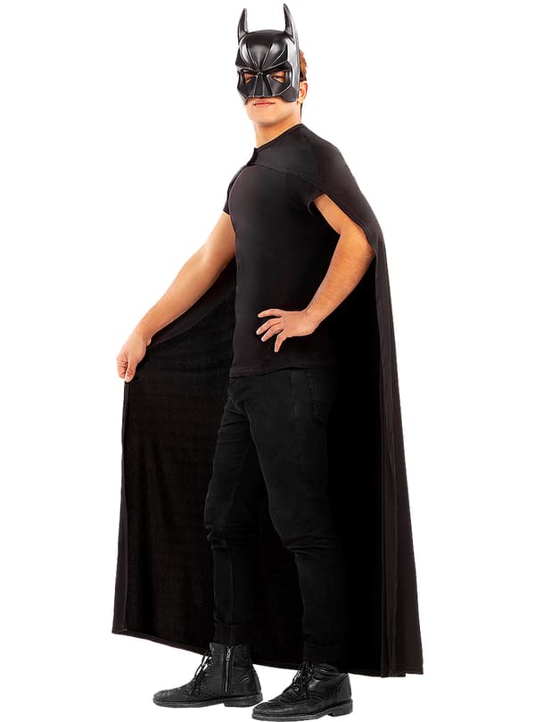 Funidelia | Batman kit OFFICIELLA för herr ▶ The Dark Knight, Superhjältar, DC Comics, Läderlappen