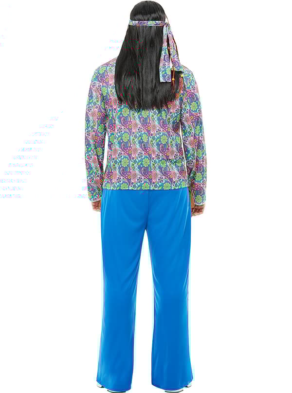 Funidelia | Hippie Maskeraddräkt för herr ▶ 60 tals, Hippie, Flower power, Decennier - Flerfärgad