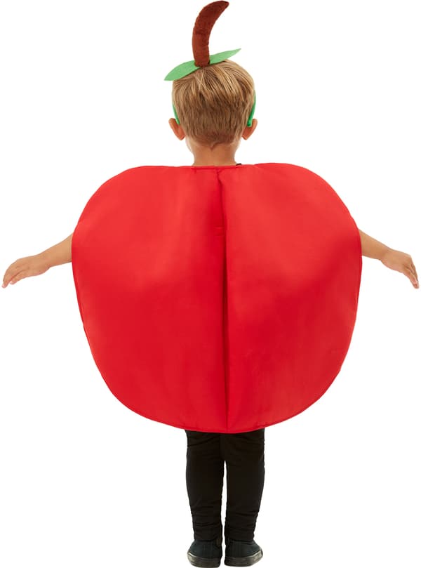 Funidelia | Äpple dräkt för flicka och pockje ▶ Frukter, Mat - Röd