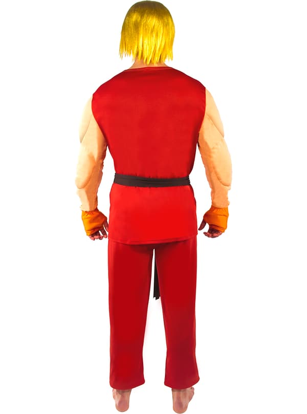 Funidelia | Ken kostyme - Street Fighter OFFISIELL til mann ▶ Street Fighter, Dataspill, 80-talls, Arcade - Rød