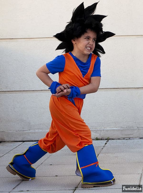 Funidelia | Goku Kostume - Dragon Ball OFFICIELLE til drenge ▶ Son Goku, Manga, Tegneserier - Orange