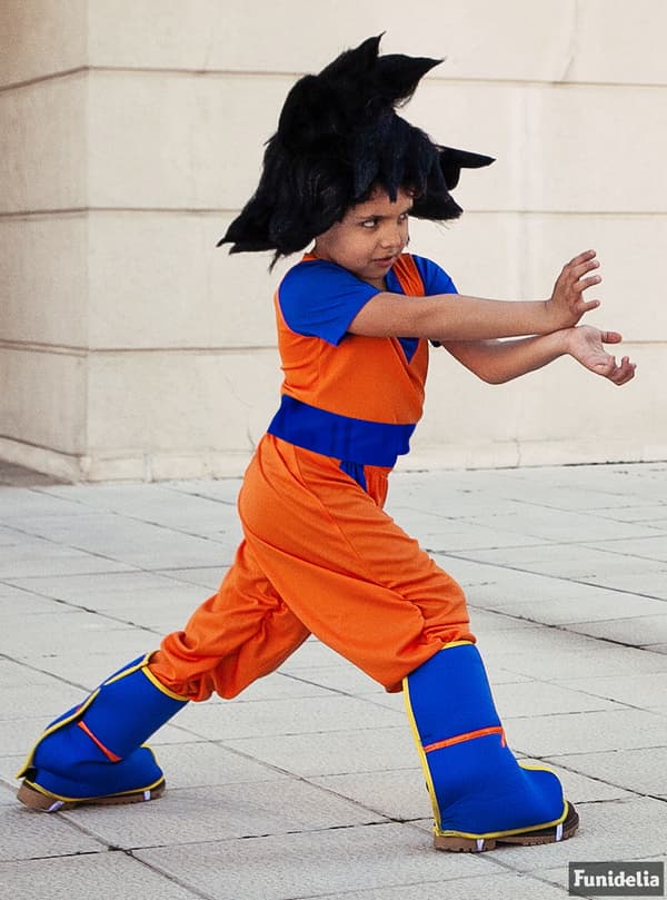 Funidelia | Goku Kostume - Dragon Ball OFFICIELLE til drenge ▶ Son Goku, Manga, Tegneserier - Orange