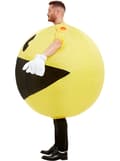 Miniatyrbild 6 av 6: Funidelia | Pac-Man Maskeraddräkt Uppblåsbar OFFICIELLA för dam och herr ▶ Videospel, 80 tals, Arcade - Gul