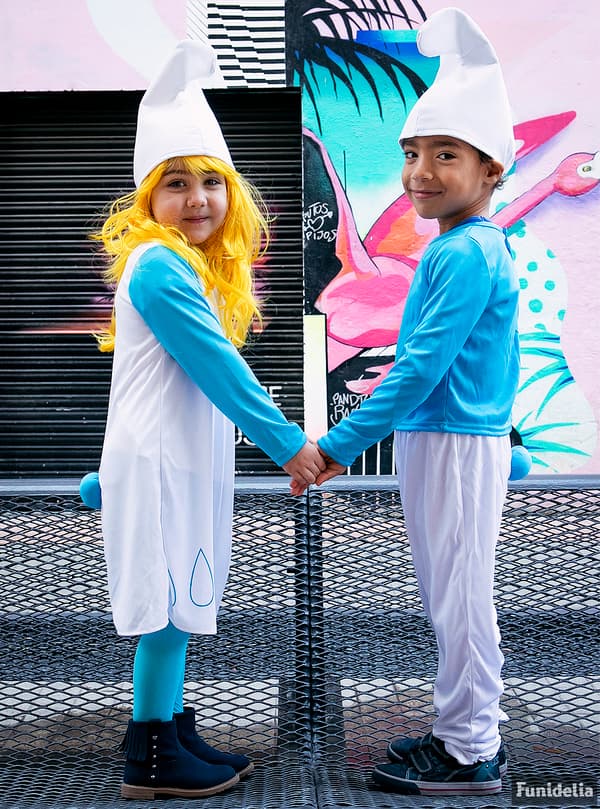 Funidelia | Smurffi-hattu VIRALLINEN tytöille ja pojille ▶ The Smurfs, Piirretty, Kääpiö - Valkoinen, asusteet asuihin