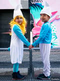 Pikkukuva 4 / 4: Funidelia | Smurffi-hattu VIRALLINEN tytöille ja pojille ▶ The Smurfs, Piirretty, Kääpiö - Valkoinen, asusteet asuihin