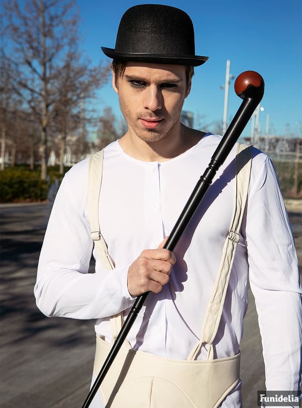 Funidelia | Ruoko piiloitetulla tikarilla naisille ja miehille ▶ Clockwork orange, Droog, Elokuvat ja sarjat - Valkoinen, asusteet asuihin