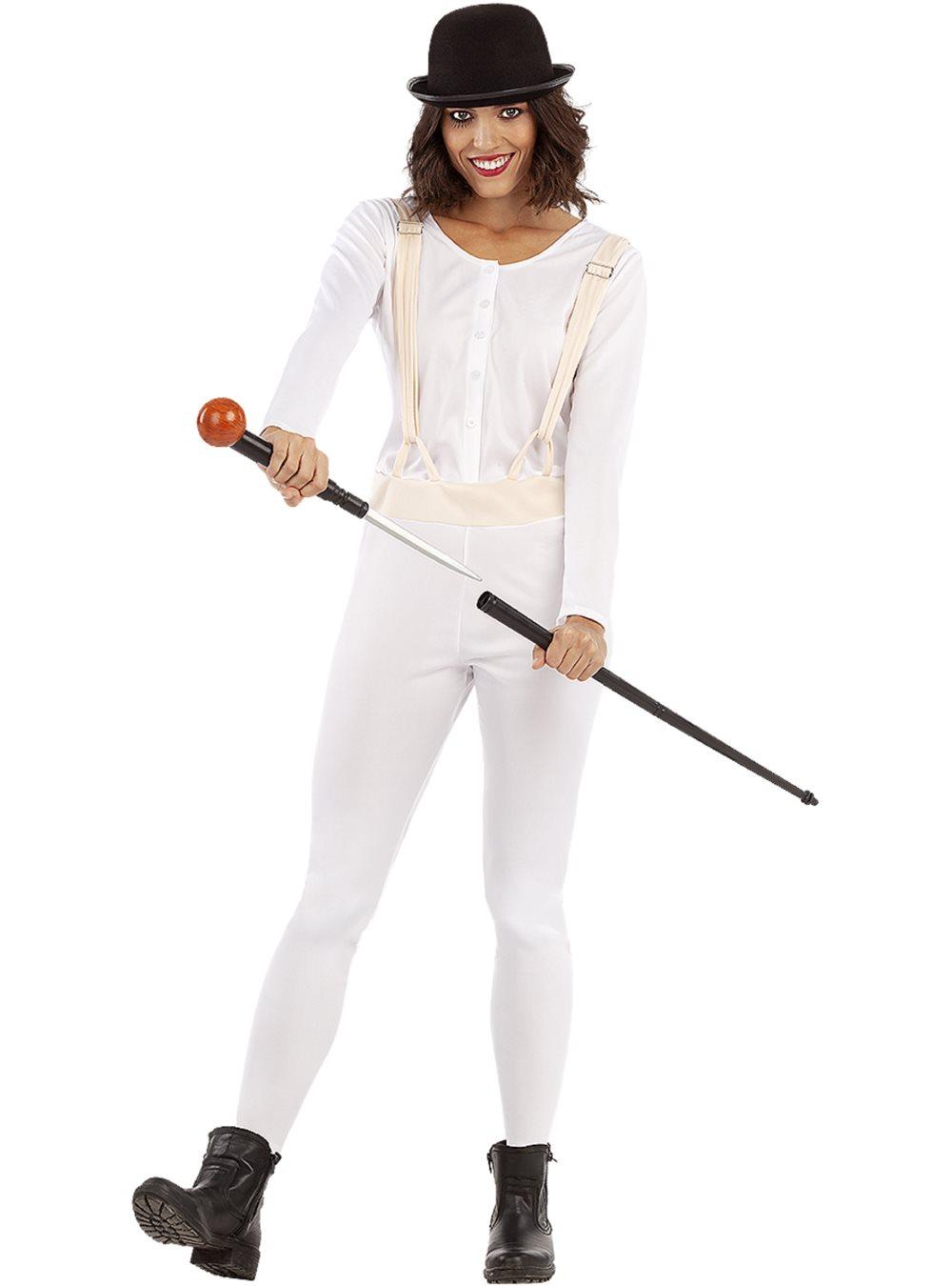 Funidelia | Käpp med dold dolk för dam och herr ▶ Clockwork orange, Droog, Filmer & Serier - Vit, accessoarer för maskeraddräkter