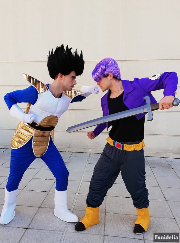 Funidelia | Vegeta kostyme - Dragon Ball OFFISIELL til mann ▶ Manga, Saiyaner, Tegneserie - Blå