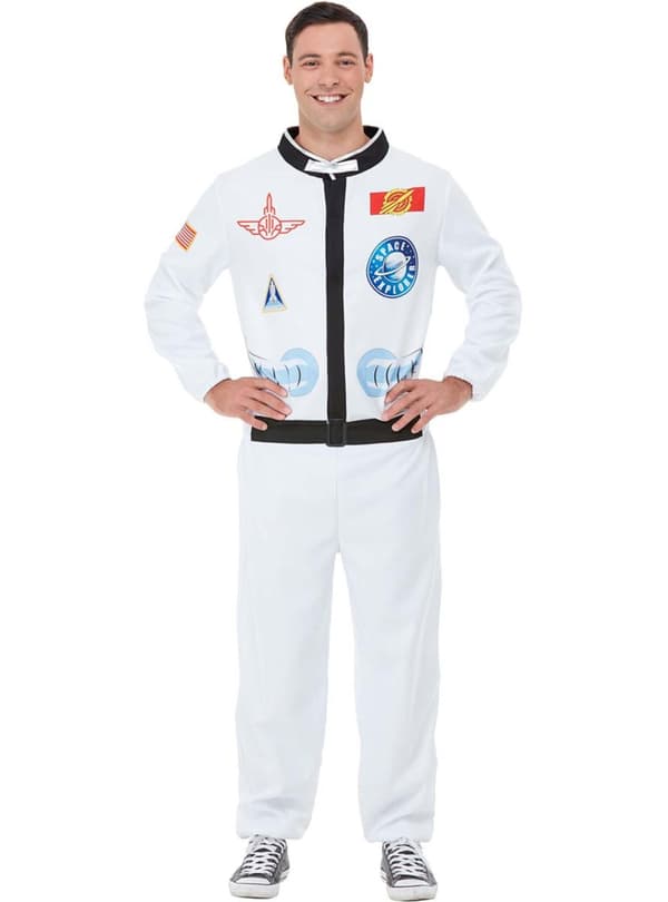 Funidelia | Astronaut dräkt för dam och herr ▶ Rymdfarare, Rymden, Mmåne, Yrken - Vit