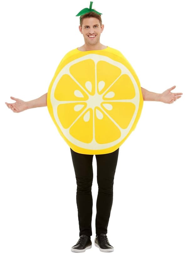Funidelia | Citron dräkt för dam och herr ▶ Frukter, Mat - Gul