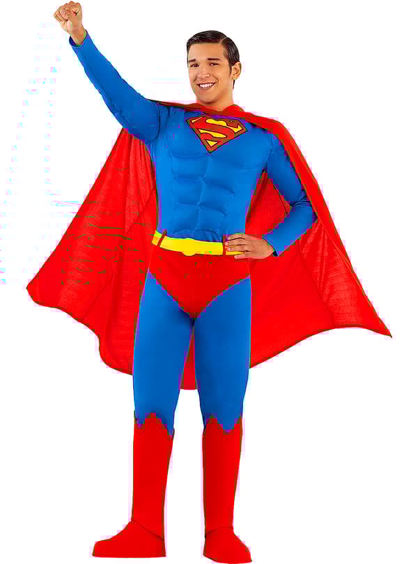 Funidelia | Superman Maskeraddräkt OFFICIELLA för herr ▶ Man of Steel, Superhjältar, DC Comics, Justice League