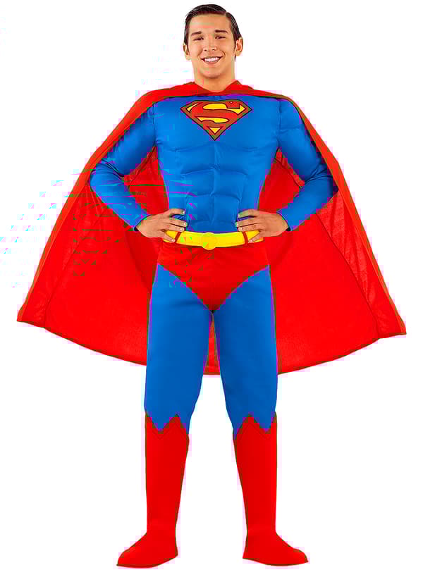 Funidelia | Superman Maskeraddräkt OFFICIELLA för herr ▶ Man of Steel, Superhjältar, DC Comics, Justice League