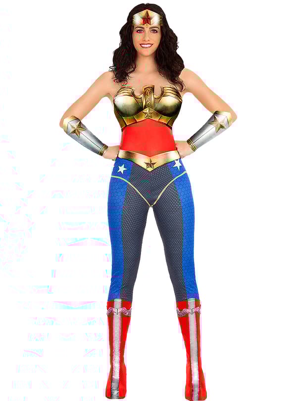 Funidelia | Wonder Woman kostume - Injustice OFFICIELLE til kvinder ▶ Superhelte, DC Comics, Justice League