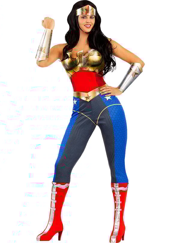 Funidelia | Wonder Woman kostume - Injustice OFFICIELLE til kvinder ▶ Superhelte, DC Comics, Justice League