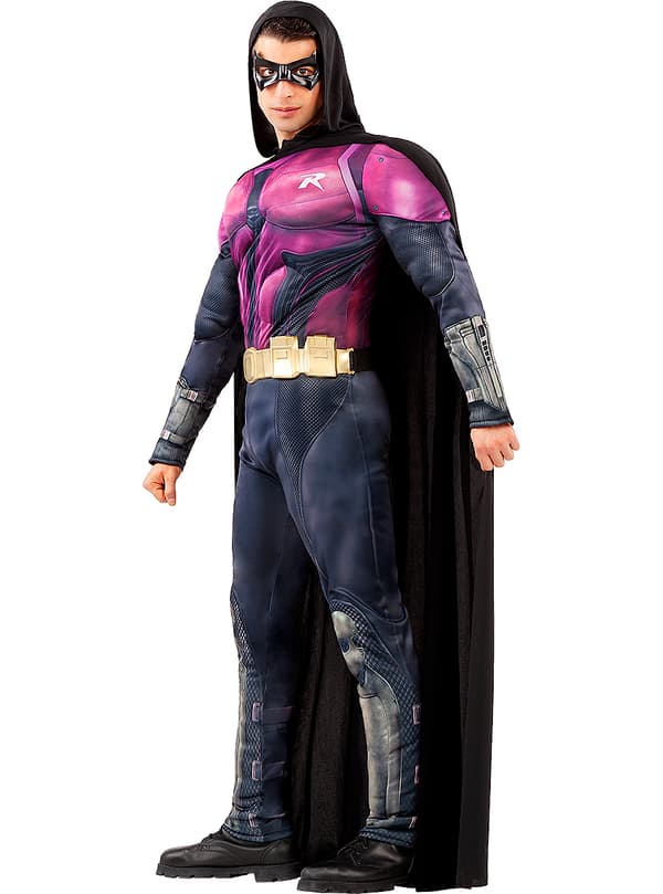 Funidelia | Robin Kostyme - Arkham Knight OFFISIELL til mann ▶ Boy Wonder, Superhelt, DC Comics